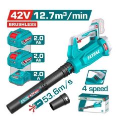 MÁY THỔI BỤI KHÔNG CHỔI THAN DÙNG PIN 42V TOTAL TABLI425382
