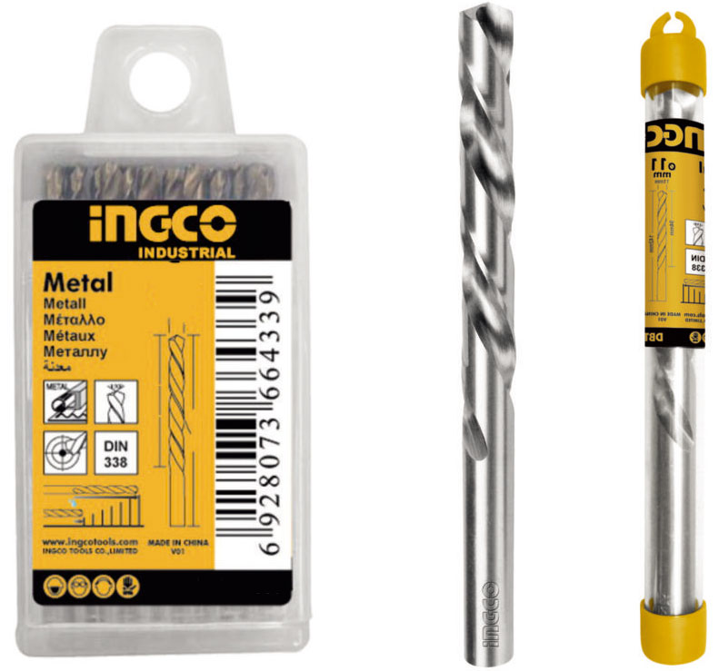 16MM MŨI KHOAN KIM LOẠI M2 HSS 178MM INGCO DBT1111601