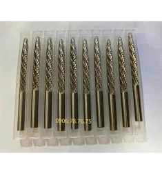 MŨI PHAY MÀI GỌT KIM LOẠI 6X5MM HỘP 10 MŨI