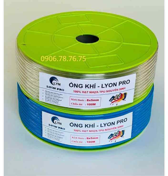 ỐNG HƠI PU LYON PRO PHI 14 TRẮNG TRONG LYON14T 100M/CUỘN