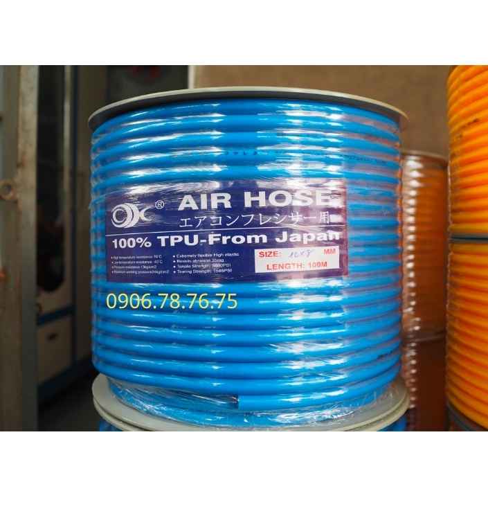 ỐNG HƠI PU OK JAPAN PHI 14 MÀU XANH OK14X 100M/CUỘN