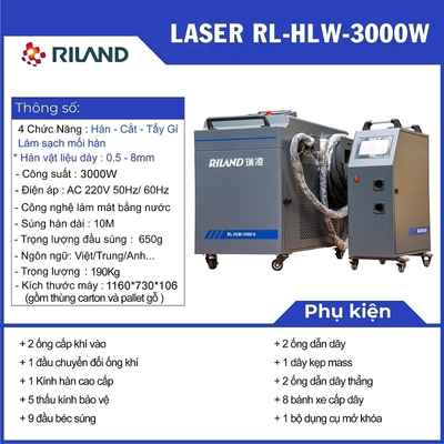 MÁY HÀN LASER CẦM TAY 4 IN 1 RILAND RL-HLW 3000