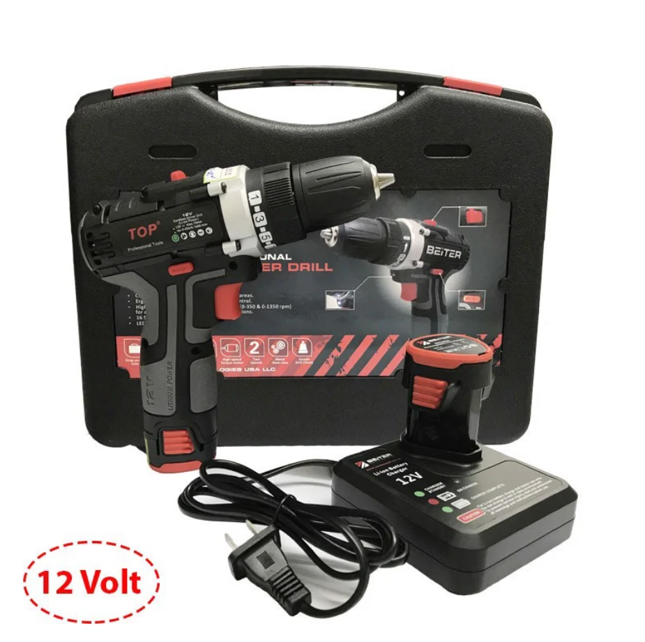 BỘ KHOAN SẠC PIN TOP CAO CẤP 12V WL-12VTOP