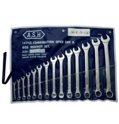 BỘ CỜ LÊ VÒNG MIỆNG 14 PCS HỆ INCH NHẬT BẢN 3/8-1-1/4 INCH ASAHI 1014