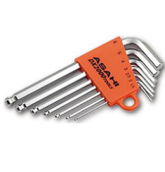 BỘ LỤC GIÁC BI LOẠI NGẮN 1.5-6MM ASAHI AZS0710