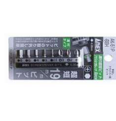 BỘ 8 MŨI VÍT DẦU BAKE VÀ ĐẦU LỤC GIÁC ANEX AK-51P-B8H