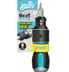 BỘ TUA VÍT ĐỔI ĐẦU 6 TRONG 1 DOUBLE DRIVE DD65902