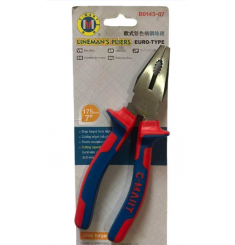 KÌM CẮT CÁN ĐỎ XANH C-MART B0163-7 175MM/7