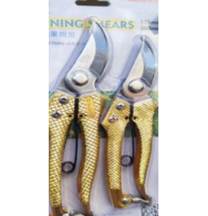 BỘ 2 CÂY KÉO CẮT CÀNH VẢY CÁ CÁN VÀNG 175MM&200MM A0056-0708 CMART