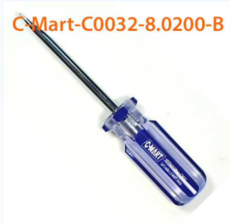 TUA VÍT DẸP CÁN MÀU C-MART C0032-8.0200- 8.0*200-