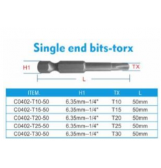 ĐẦU VÍT SAO C-MART C0402-T30-50