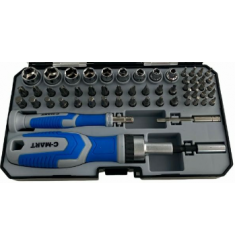 BỘ TUA VÍT ĐA NĂNG 57 MÓN C MART   K0032