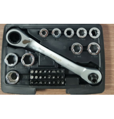 BỘ CỜ LÊ TỰ ĐỘNG CÓ KHÓA GẠT C-MART K0029-C 36 CHI TIẾT