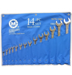 BỘ CỜ LÊ VÒNG MIỆNG 14 CÁI 8-32MM T0006 C-MART