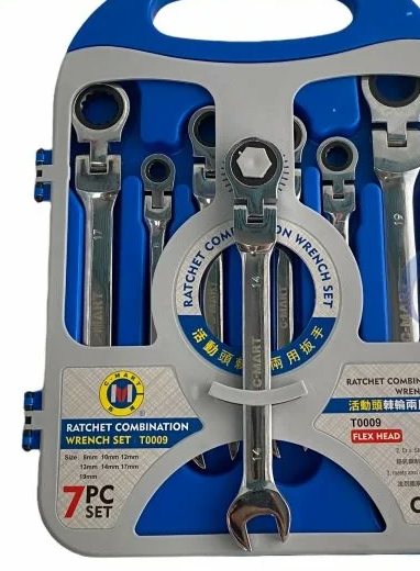 BỘ CỜ LÊ TỰ ĐỘNG LẮC LÉO C-MART T0009 7 CÂY (8-19MM)