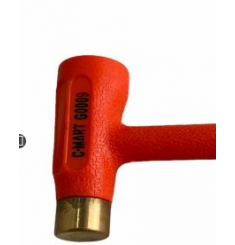 BÚA NHỰA ĐẦU ĐỒNG C-MART G0009 DÀI 330MM MÀU CAM