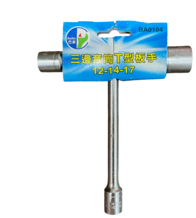 CẦN TUÝP CHỮ T BA ĐẦU 12-14-17MM BUDDY BA0104