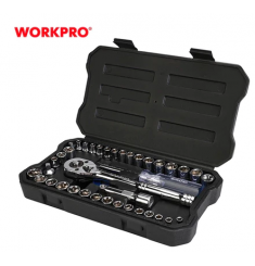 BỘ ĐẦU CỜ LÊ THAY THẾ 1/4 INCH + 3/8 INCH (1 SET = 39 CÁI) WORKPRO WP202536