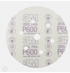 GIẤY NHÁM TRÒN P600 260L 3M 01071 6 INCH (100 TỜ)