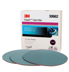 GIẤY NHÁM ĐĨA 6IN SIÊU MỊN 3M TRIZACT FOAM DISC P5000 30662 152MM