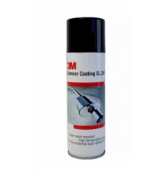 CHAI XỊT PHỦ PÔ MẠ KẼM CHỊU NHIỆT CHỐNG RỈ SÉT, BẢO VỆ PÔ 3M SILENCER COATING SL250 MÀU BẠC 250ML