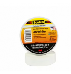 BĂNG KEO ĐIỆN VINYL 3M™ SCOTCH® 35, MÀU TRẮNG, 3/4 IN X 66 FT, 10/HỘP, 100/THÙNG