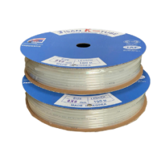 ỐNG HƠI PE 100M/CUỘN JISAN 7.5X10 TRẮNG ĐỤC