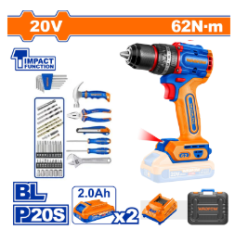 BỘ MÁY KHOAN ĐỘNG LỰC DÙNG PIN 20V VÀ 91 MÓN WADFOW WDT4B91