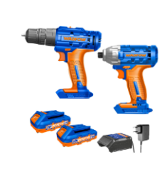  BỘ 2 COMBO MÁY KHOAN VÀ VẶN VÍT DÙNG PIN LITHIUM-ION 20V WADFOW WCK2016