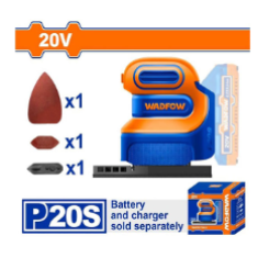 MÁY CHÀ NHÁM TAM GIÁC DÙNG PIN 20V WADFOW WRAP5020