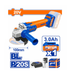 MÁY MÀI GÓC DÙNG PIN 20V WADFOW WLAPM11