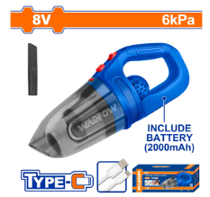 MÁY HÚT BỤI DÙNG PIN 8V WADFOW WLV0801