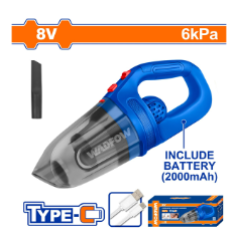 MÁY HÚT BỤI DÙNG PIN 8V WADFOW WLV0801
