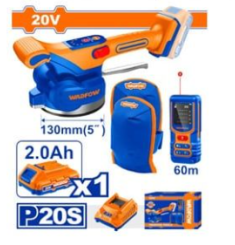 BỘ COMBO MÁY LÁT GẠCH PIN 20V VÀ MÁY ĐO KHOẢNG CÁCH TIA LASER WADFOW WOS241185