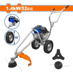 MÁY CẮT TỈA HÀNG RÀO VÀ CẮT CỎ DÙNG XĂNG ĐẨY 1.4KW WADFOW WGM3A52