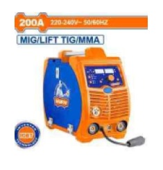 MÁY HÀN ĐIỆN TỬ MAG/MIG/MMA/TIG LIFT 200A WADFOW WGTMA20