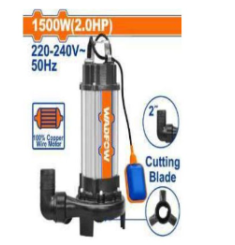 1500W (2HP) MÁY BƠM CHÌM NƯỚC THẢI WADFOW WWPWA05
