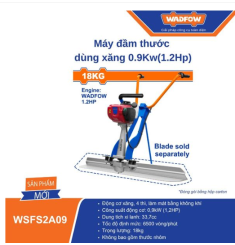 MÁY ĐẦM THƯỚC CHẠY XĂNG 0.9KW(1.2HP) WADFOW WSFS2A09