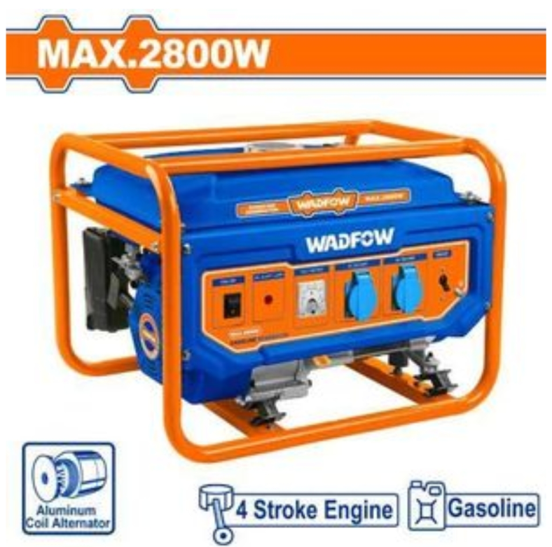 MÁY PHÁT ĐIỆN CHẠY XĂNG 2.8KW WADFOW WGEAA056