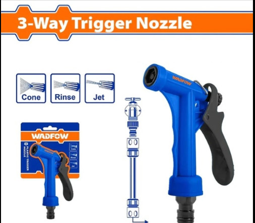 VÒI XỊT NHỰA ĐÚC 3 CHẾ ĐỘ WADFOW - WNE1E34