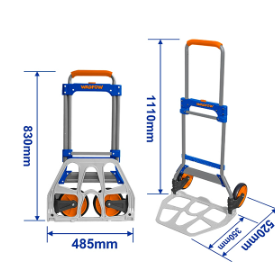 XE ĐẨY HÀNG 2 BÁNH GẤP GỌN 100KG WADFOW WWB9A10