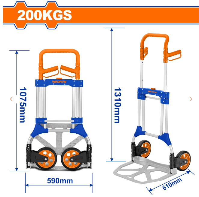 XE ĐẨY TAY CÓ THỂ GẬP LẠI 200KG WADFOW - WWB9A20