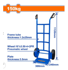XE ĐẨY HÀNG TAY 150KG WADFOW WWB2121