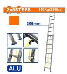 THANG NHÔM TRƯỢT 2 ĐOẠN WADFOW WLD8H16