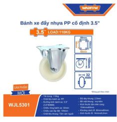 BÁNH XE ĐẨY NHỰA PP CỐ ĐỊNH 3.5