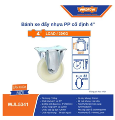 BÁNH XE ĐẨY NHỰA PP CỐ ĐỊNH 4
