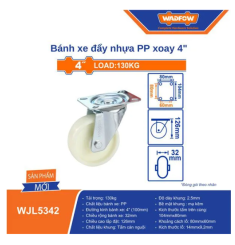 BÁNH XE ĐẨY NHỰA PP XOAY 4