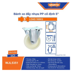 BÁNH XE ĐẨY NHỰA PP CỐ ĐỊNH 5
