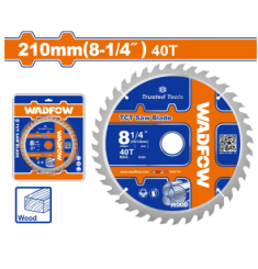 LƯỠI CƯA GỖ TCT 210MM-40T WADFOW WTC2K00