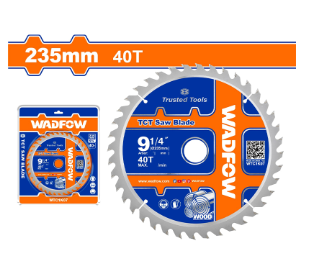 LƯỠI CƯA GỖ 235MM 40T WADFOW WTC1K07